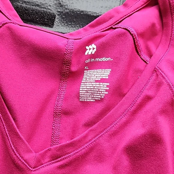 Womens Workout Top Pink (XL) - Picture 4 of 4